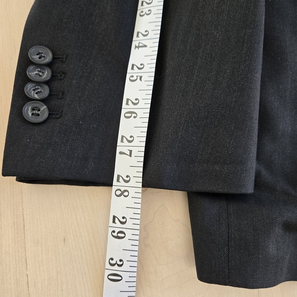 🇨🇦Samuelsohn/Harry Rosen Dark Grey Wool Blazer - Picture 12 of 12